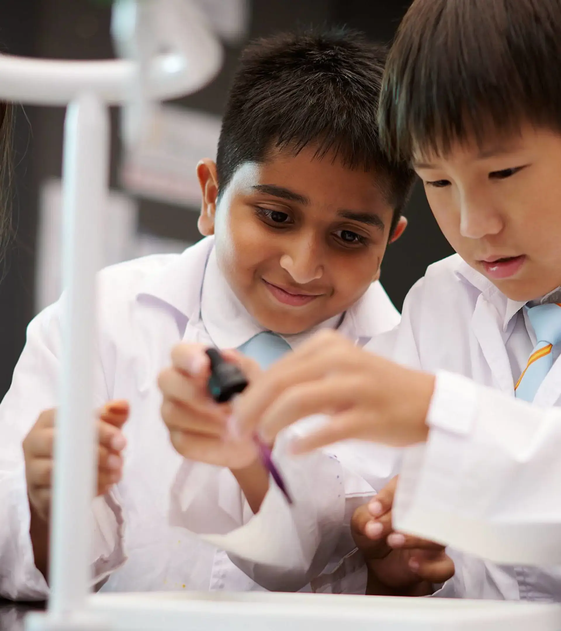 Students Conducting Science Experiments